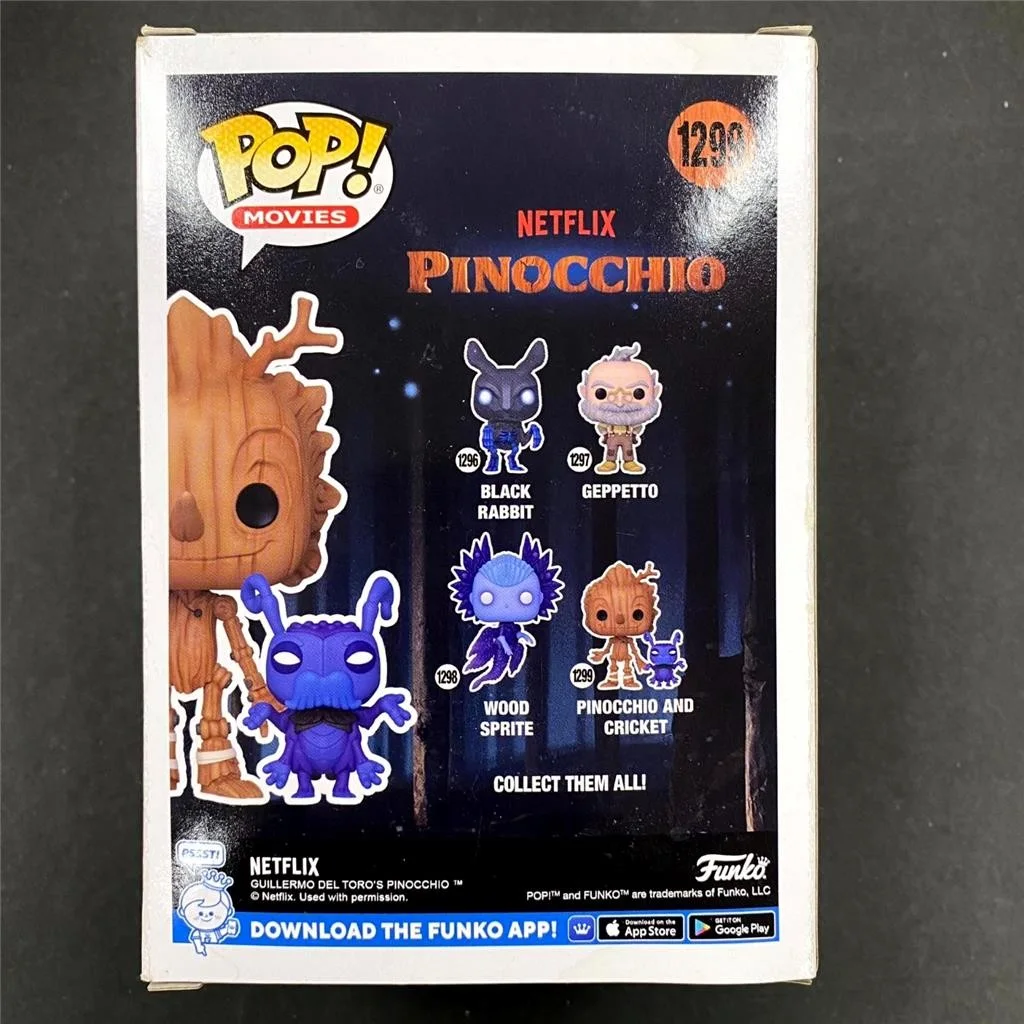Guillermo Del Toro signed Pinocchio Funko Pop! Figure 1299 autograph ~ JSA, изображение 5