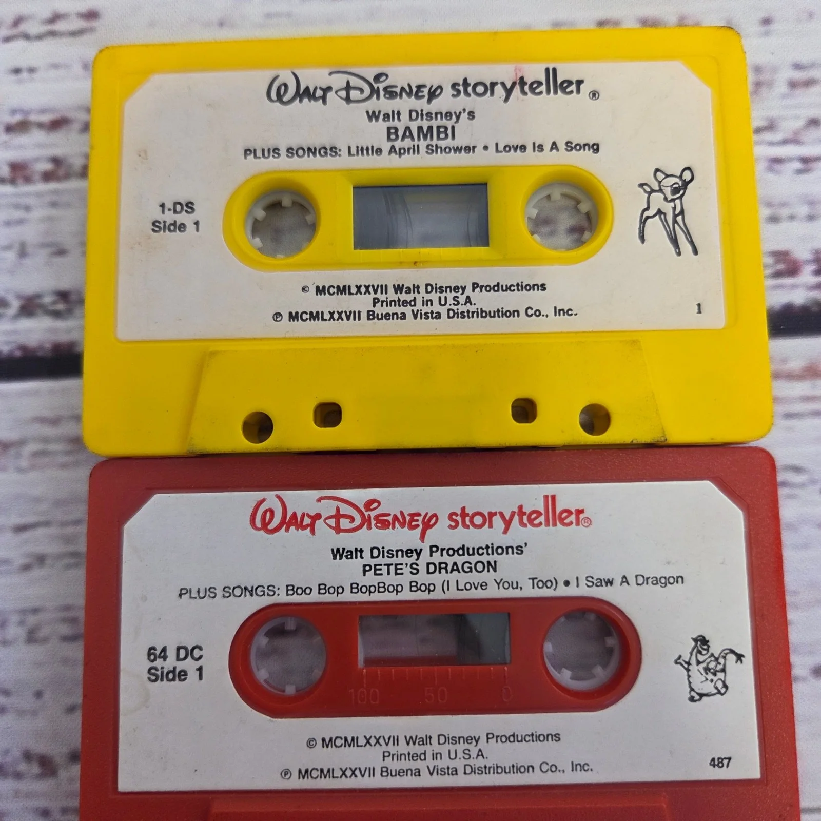 Vintage Disney See Hear Read 5 Book Lot w/2 Cassette Tapes, image 5