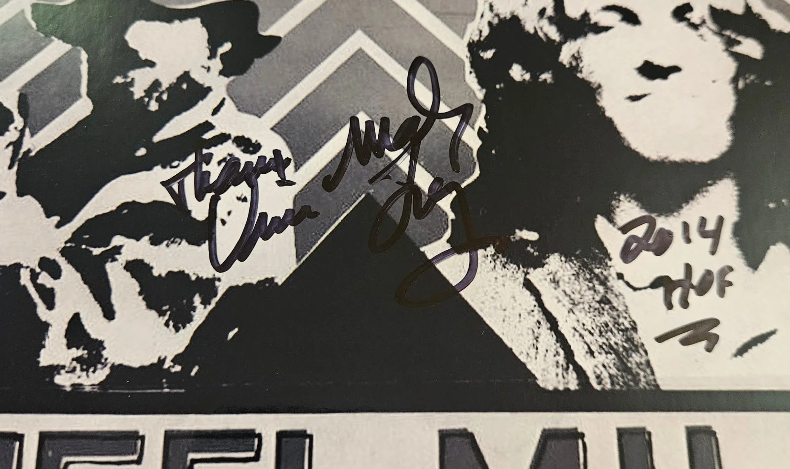 Vini "Mad Dog" Lopez SIGNED 8x10 E Street Band Drummer Steel Mill, image 2