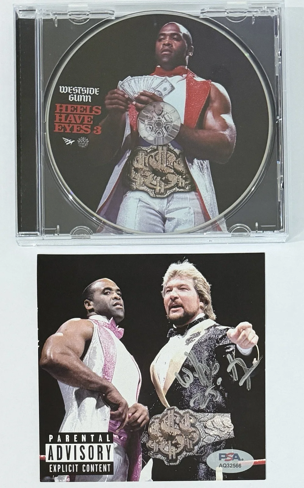 SIGNED Westside Gunn AUTOGRAPH Heels Have Eyes 3 Album Card & CD PSA DNA COA, image 2