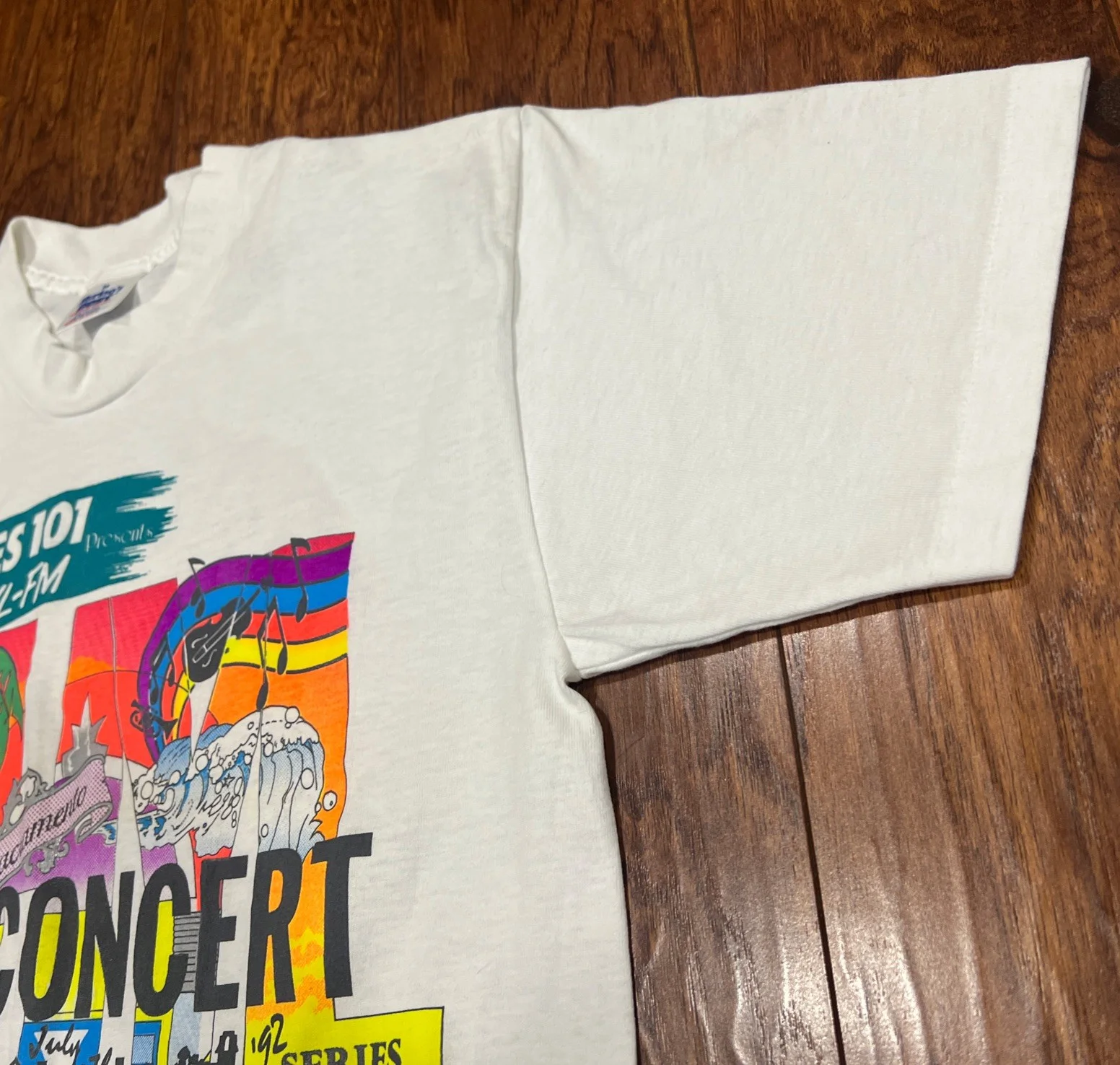 Vintage Hermans Hermits Peter Noone Concert T Shirt M Signed Single Stitch 90s, изображение 5