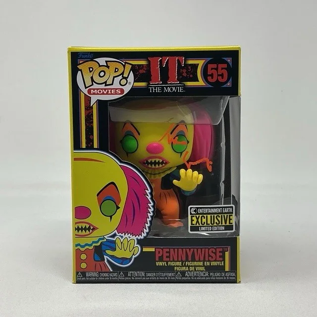 Tim Curry — Tim Curry Autographed Pennywise IT Limited Edition Blacklight Funko Pop OCCM