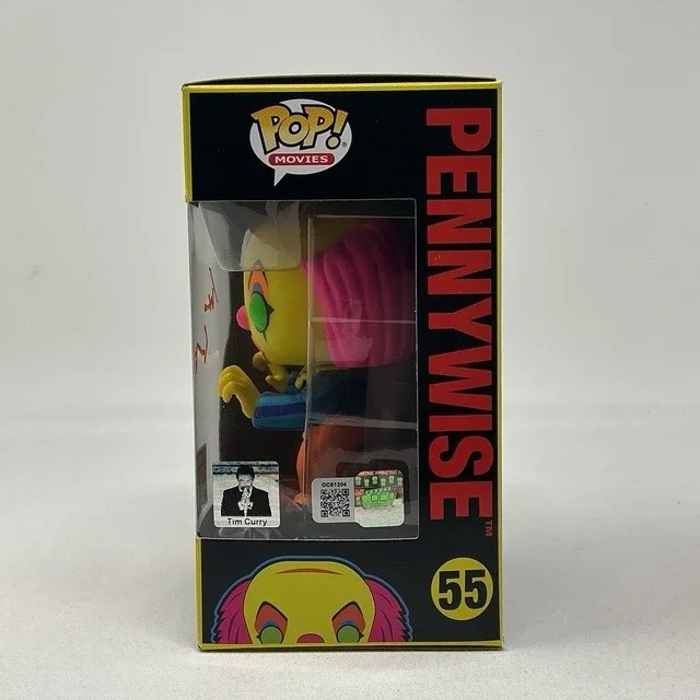 Tim Curry — Tim Curry Autographed Pennywise IT Limited Edition Blacklight Funko Pop OCCM, image 5