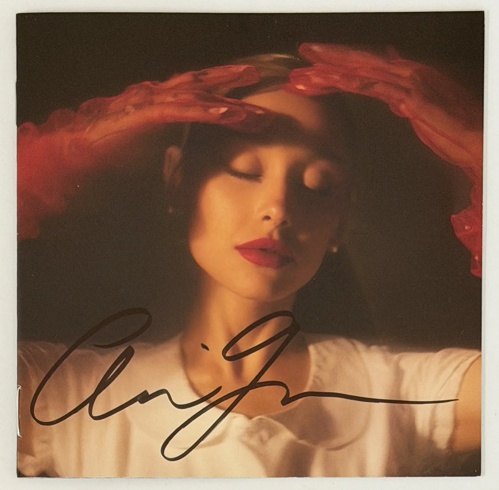 FRAMED Ariana Grande SIGNED Eternal Sunshine CD Book FULL AUTO & CD PSA DNA COA, изображение 3