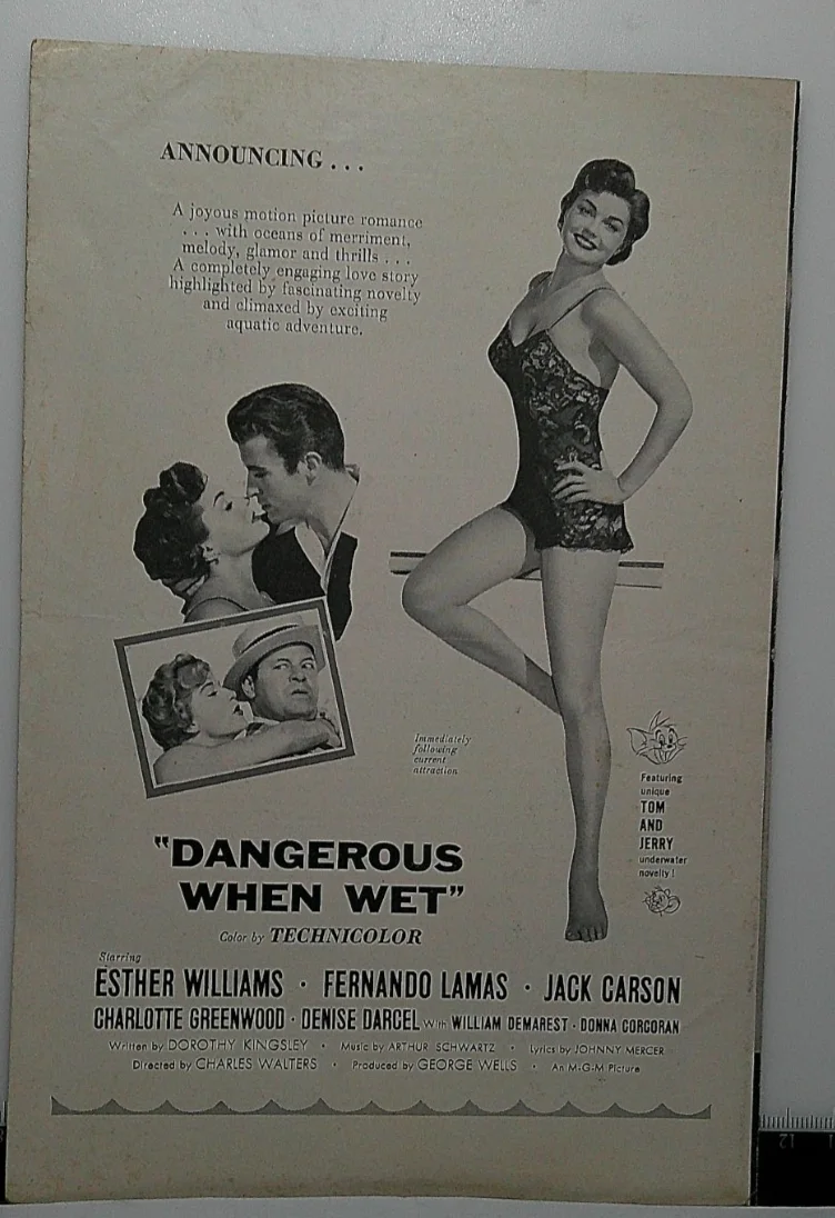 1953 Radio City Music Hall New York leaflet Young Bess Jean Simmons, изображение 2
