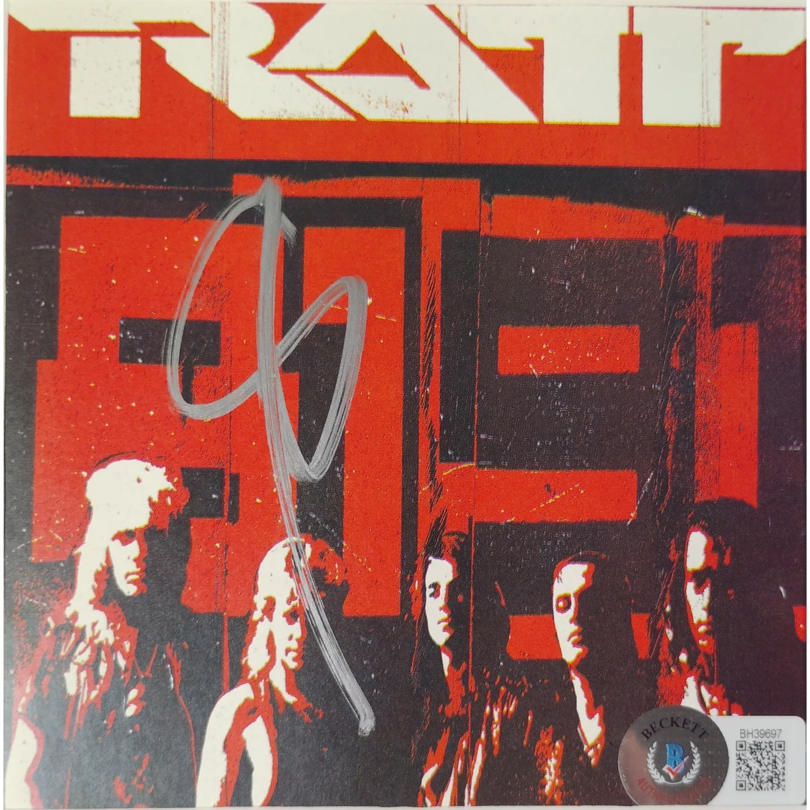 Stephen Pearcy — Stephen Pearcy Signed Ratt and Roll 8191 CD Cover Framed Album Beckett BAS COA, изображение 2