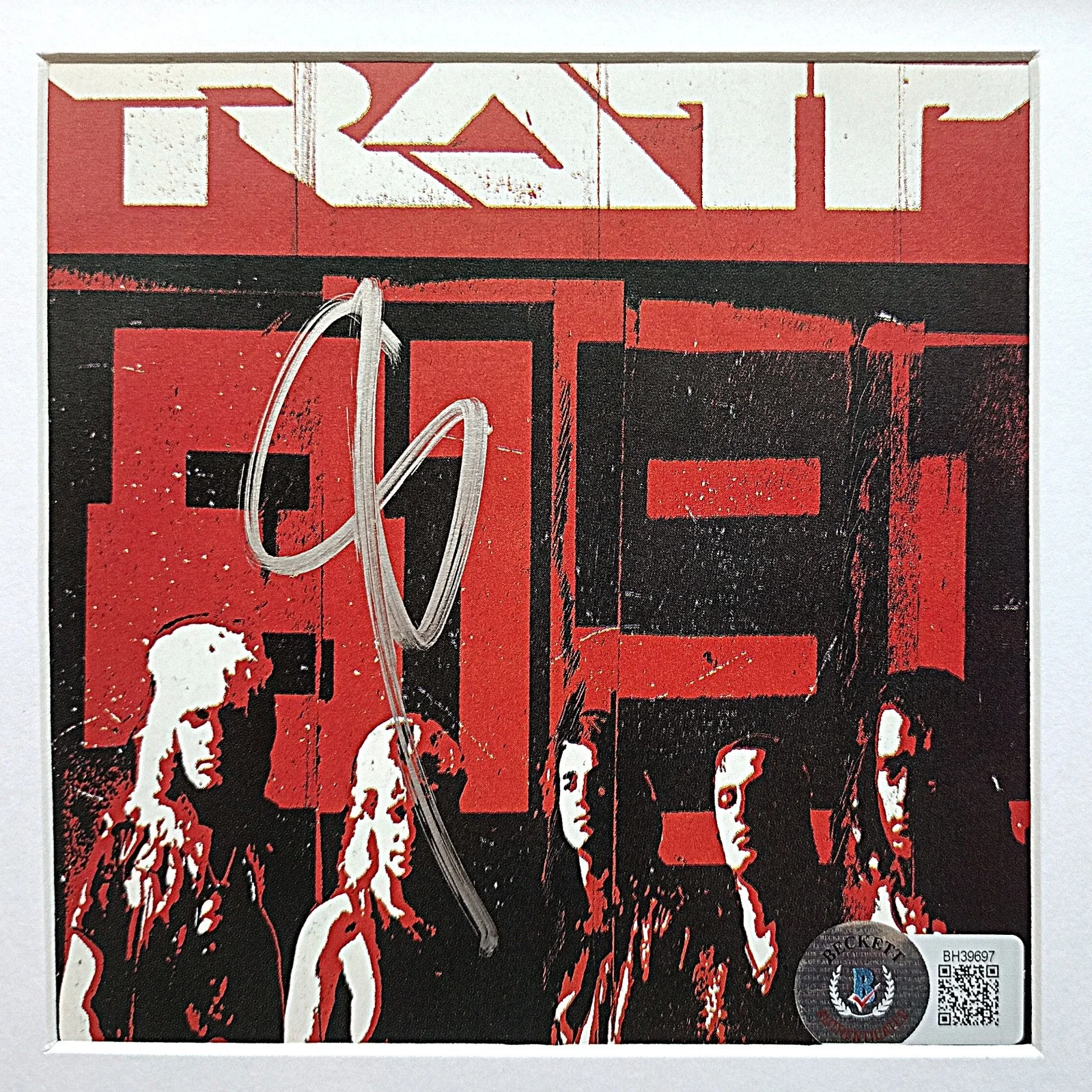 Stephen Pearcy — Stephen Pearcy Signed Ratt and Roll 8191 CD Cover Framed Album Beckett BAS COA, изображение 3