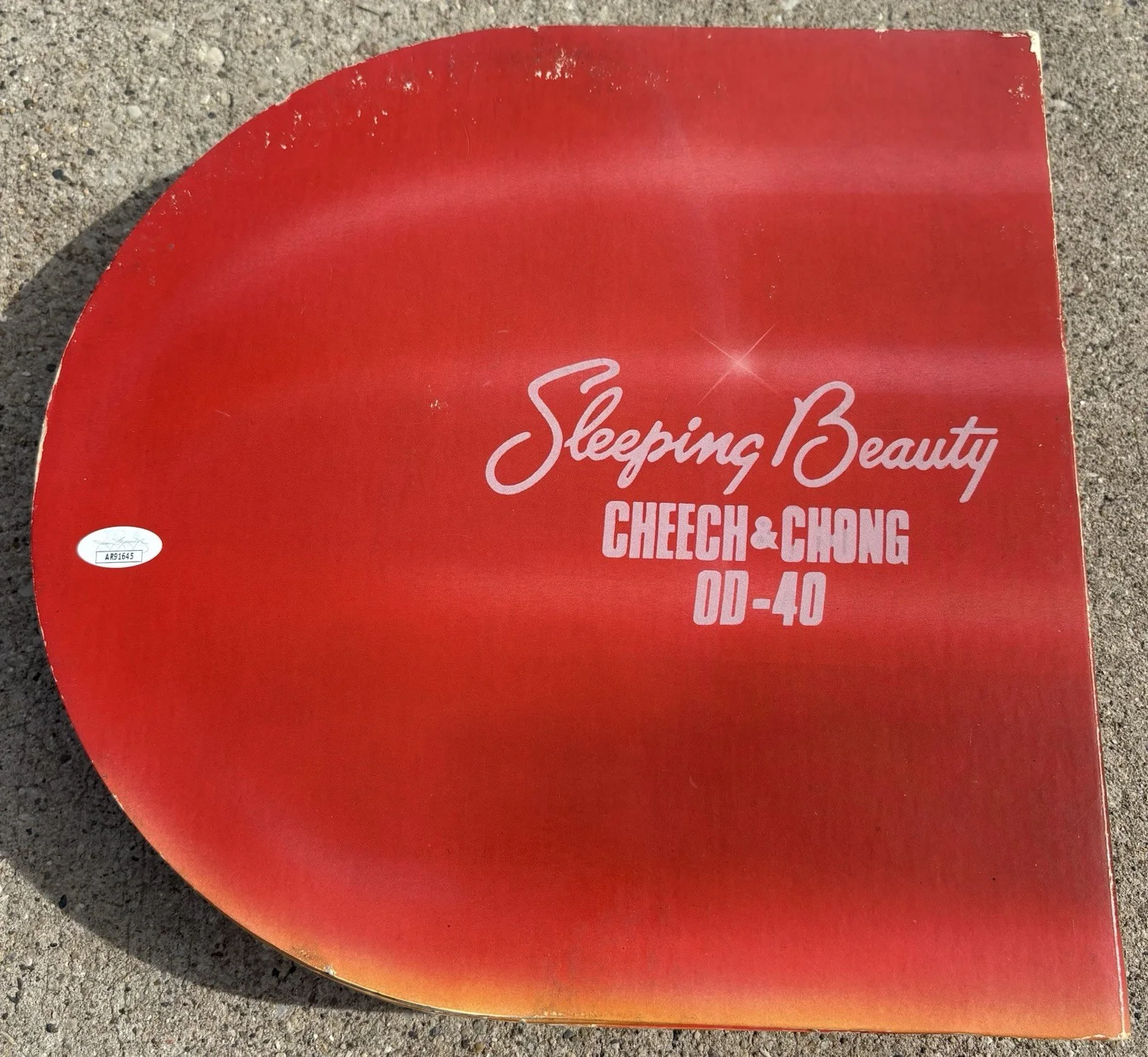 CHEECH AND CHONG SIGNED Vinyl JSA COA Sleeping Beauty, image 4