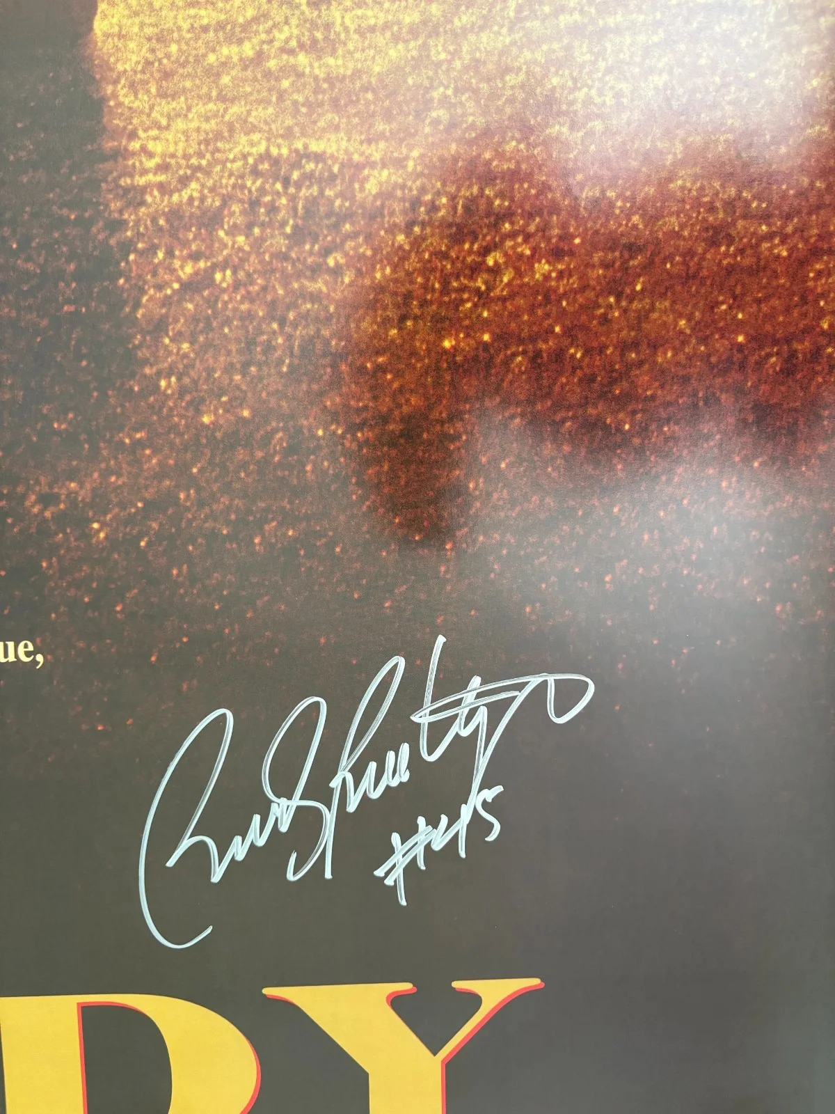 Rudy Ruettiger — Rudy Ruettiger Autographed Rudy Movie Poster with #45 37x26.5", изображение 4