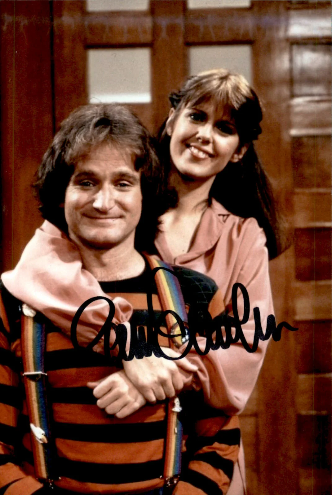 Pam Dawber — Pam Dawber Signed Autographed 4x6 Photo Actress / Mork & Mindy Robin Williams #4