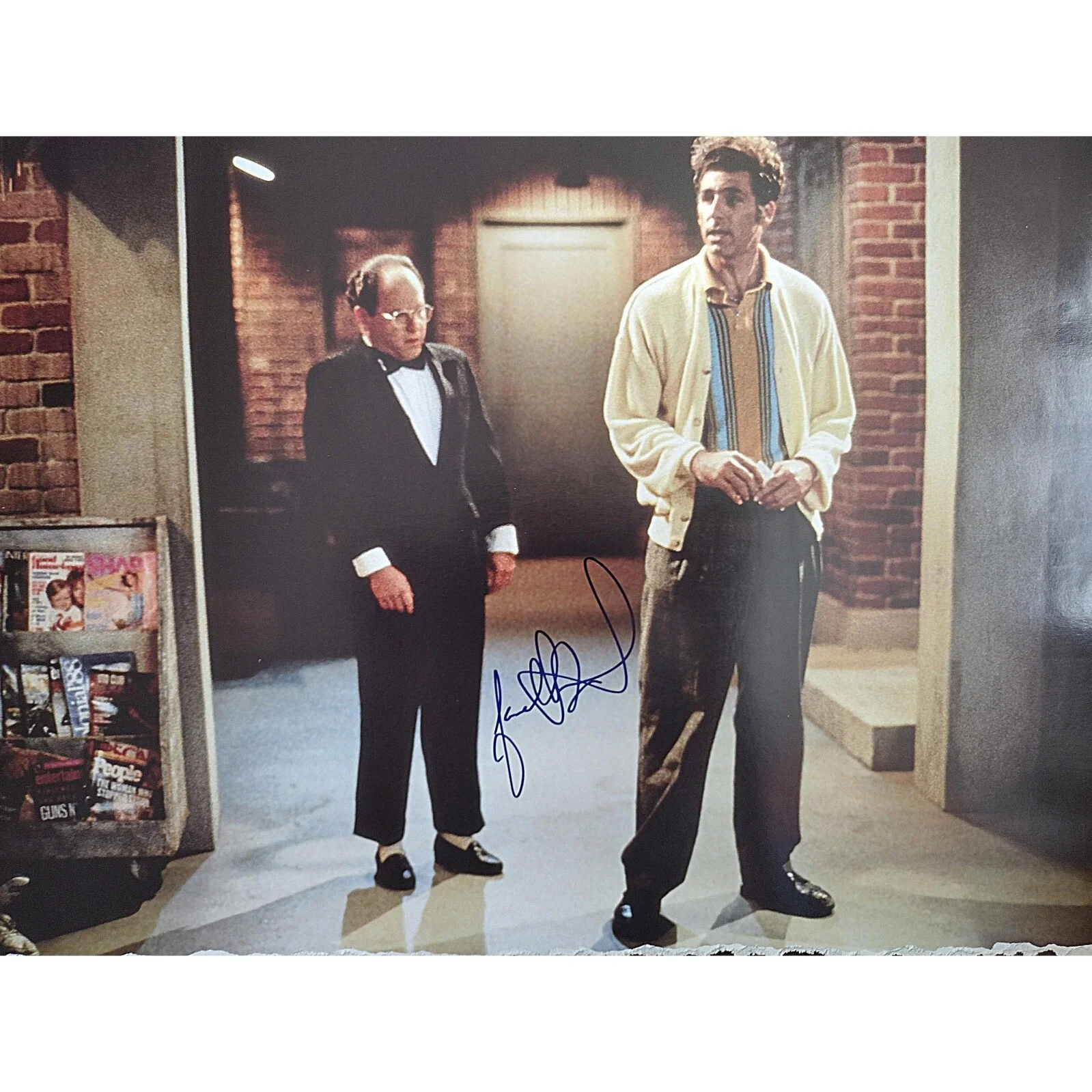 Jason Alexander — Jason Alexander Signed Seinfeld The Opera 22x28 Poster Exact Photo Proof JSA COA, изображение 3
