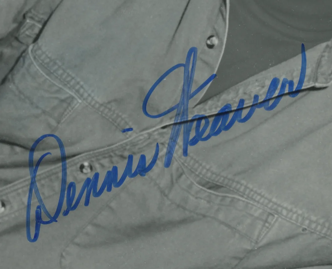 Dennis Weaver Gunsmoke Duel Autographed Signed 8x10 Photo AMCo COA 25914, изображение 2