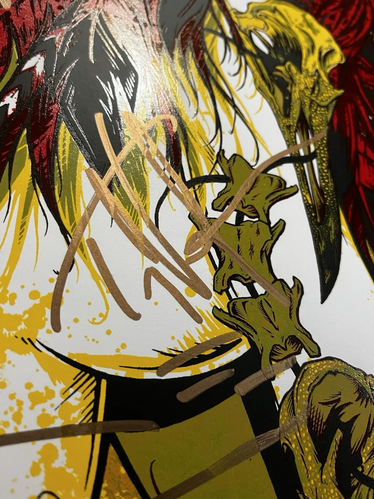 Autographed Queens Of The Stone Age 2011 Sydney, Australia Show Poster 43/200, изображение 4