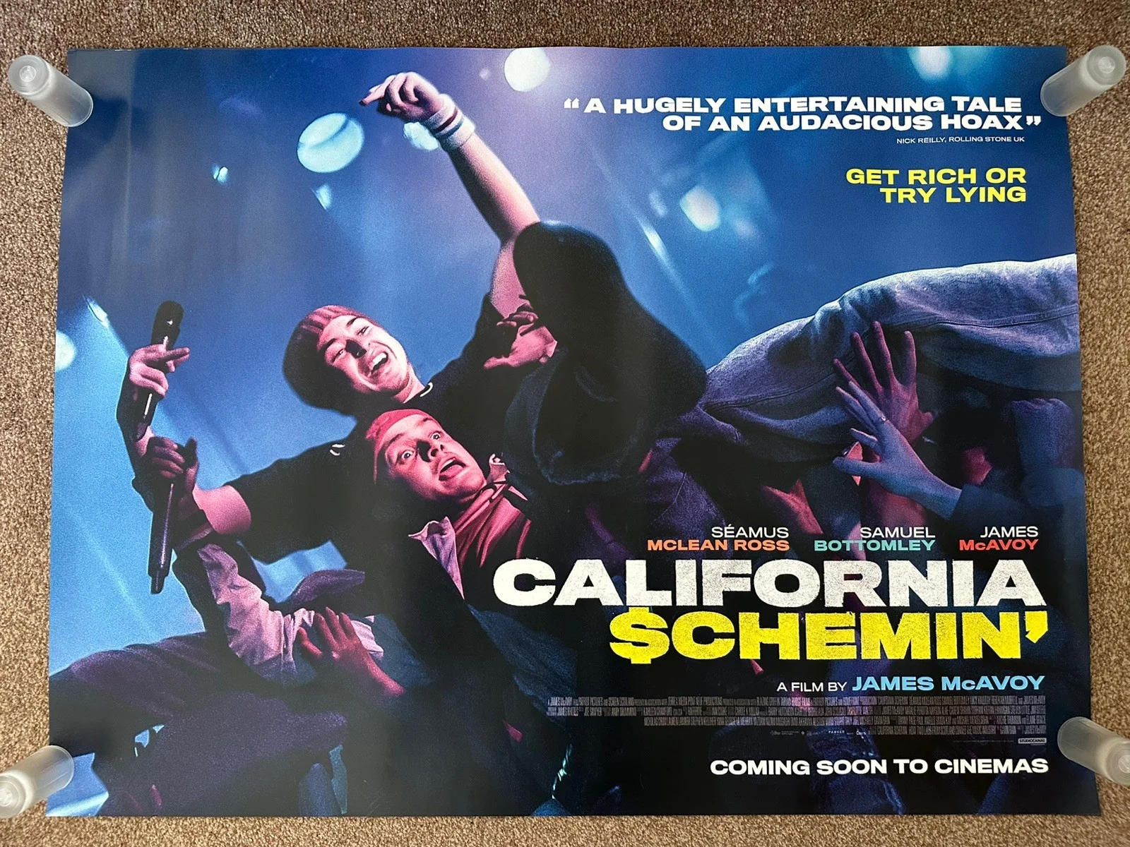 2 x California Schemin’ Original UK Double Sided Cinema Quad Poster, изображение 2