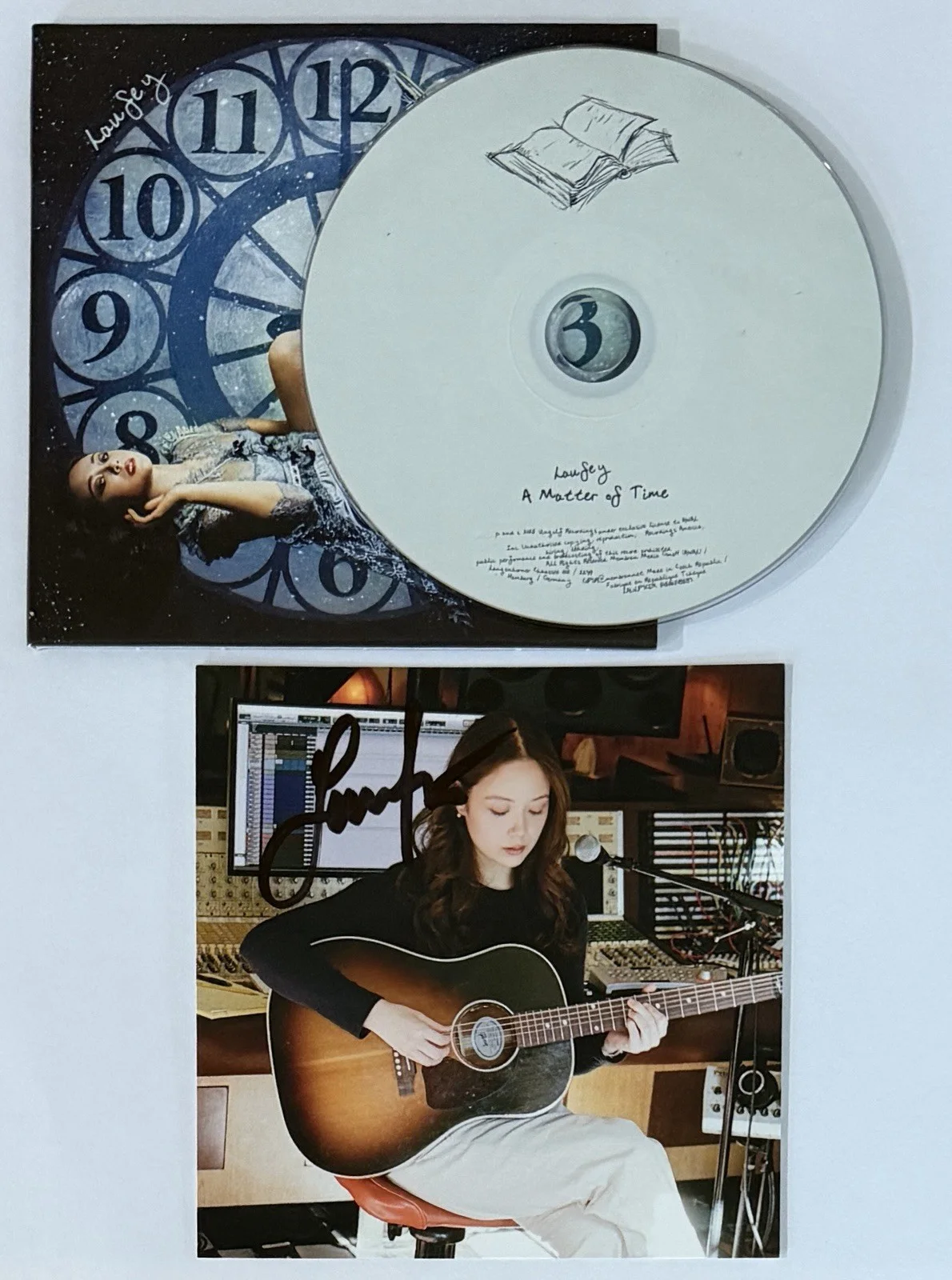 FRAMED Laufey AUTOGRAPH SIGNED A Matter Of Time Photo Art Card & CD PSA DNA COA, изображение 4
