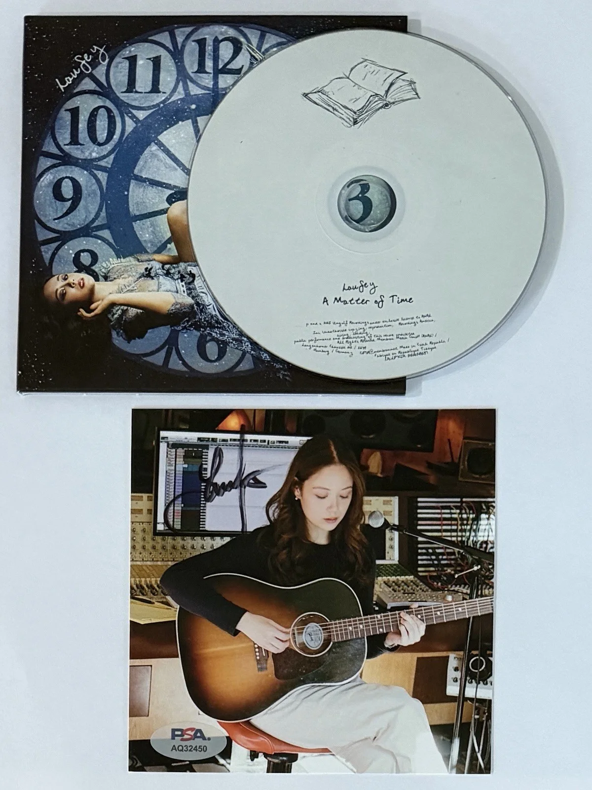 FRAMED Laufey AUTOGRAPH SIGNED A Matter Of Time Photo Art Card & CD PSA DNA COA, изображение 5