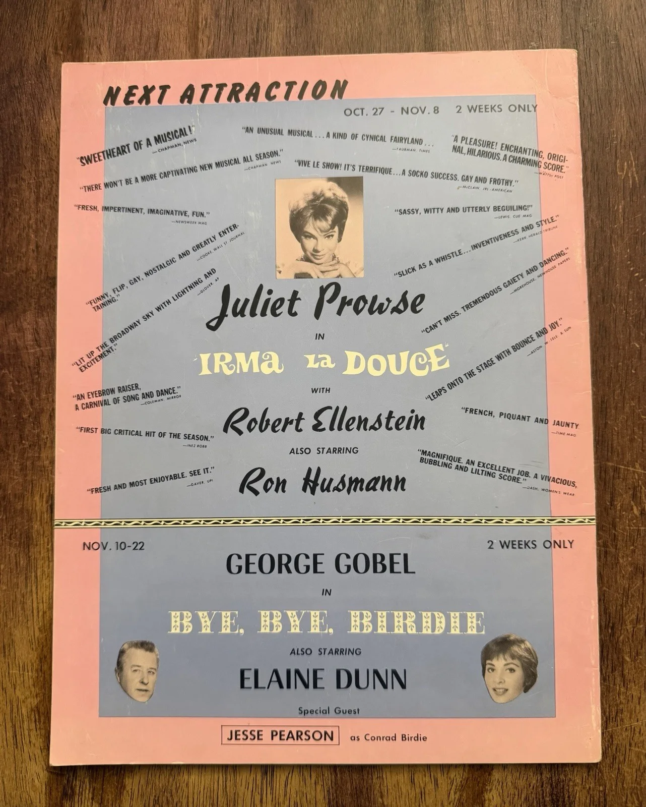 Jane Powell — My Fair Lady Signed Original Theater Program Jane Powell Circle Star Theatre, image 2