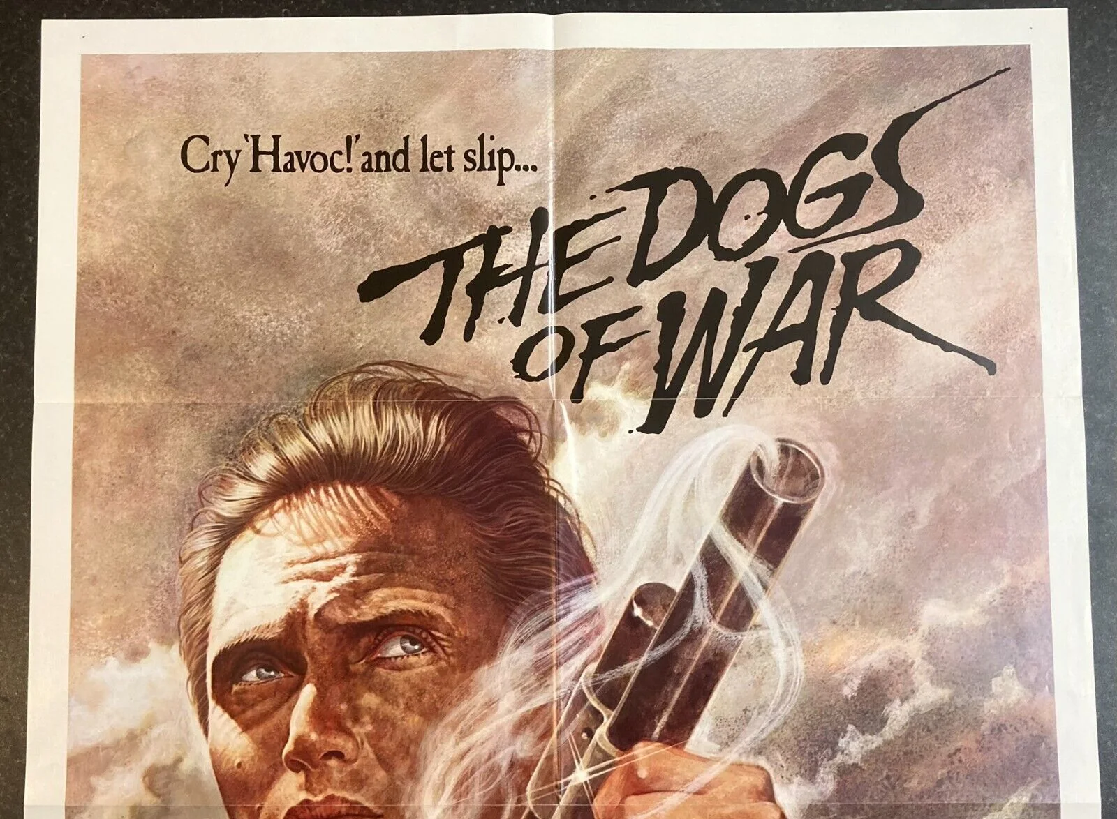 THE DOGS OF WAR 1980 Original Cinema US ONE SHEET Movie POSTER Walken & Berenger, изображение 2