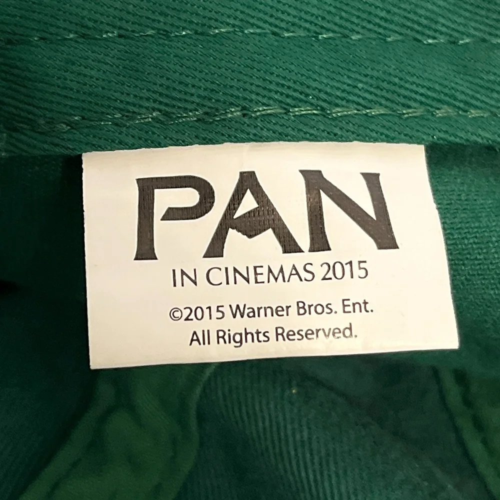 PETER PAN Movie Cap Hat PAN 2015 Promotional Film Merchandise Warners Bros S/M, изображение 5