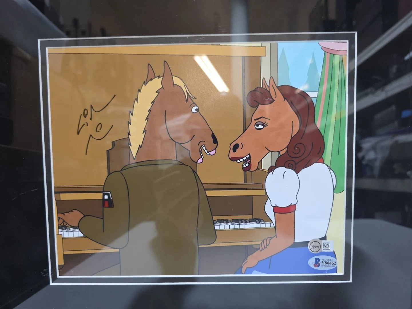 Bojack Horseman Lin-Manuel Miranda Signed Picture in Frame, image 2