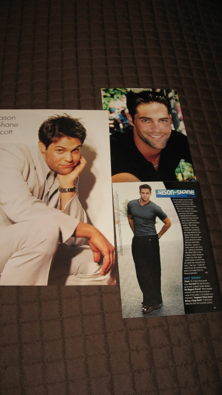 Jason Shane Scott Headshot resume clippings OLTL Soap Opera Hunk Gay Interest, image 2