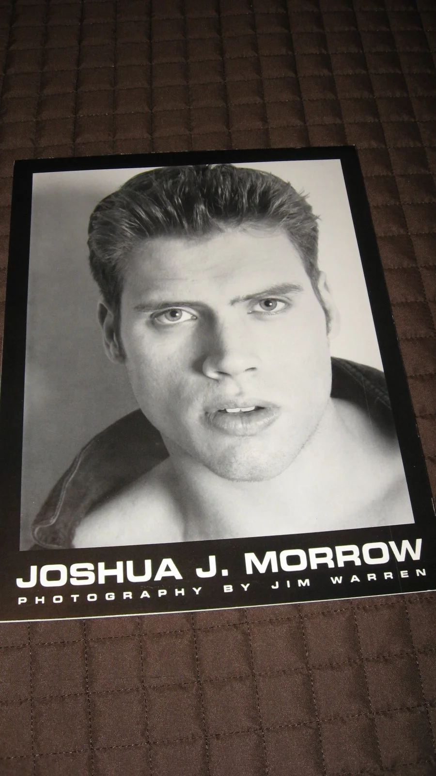 Joshua Morrow — Young & Restless Joshua Morrow Autographed Headshot Candid, Calendar & Clippings, image 2