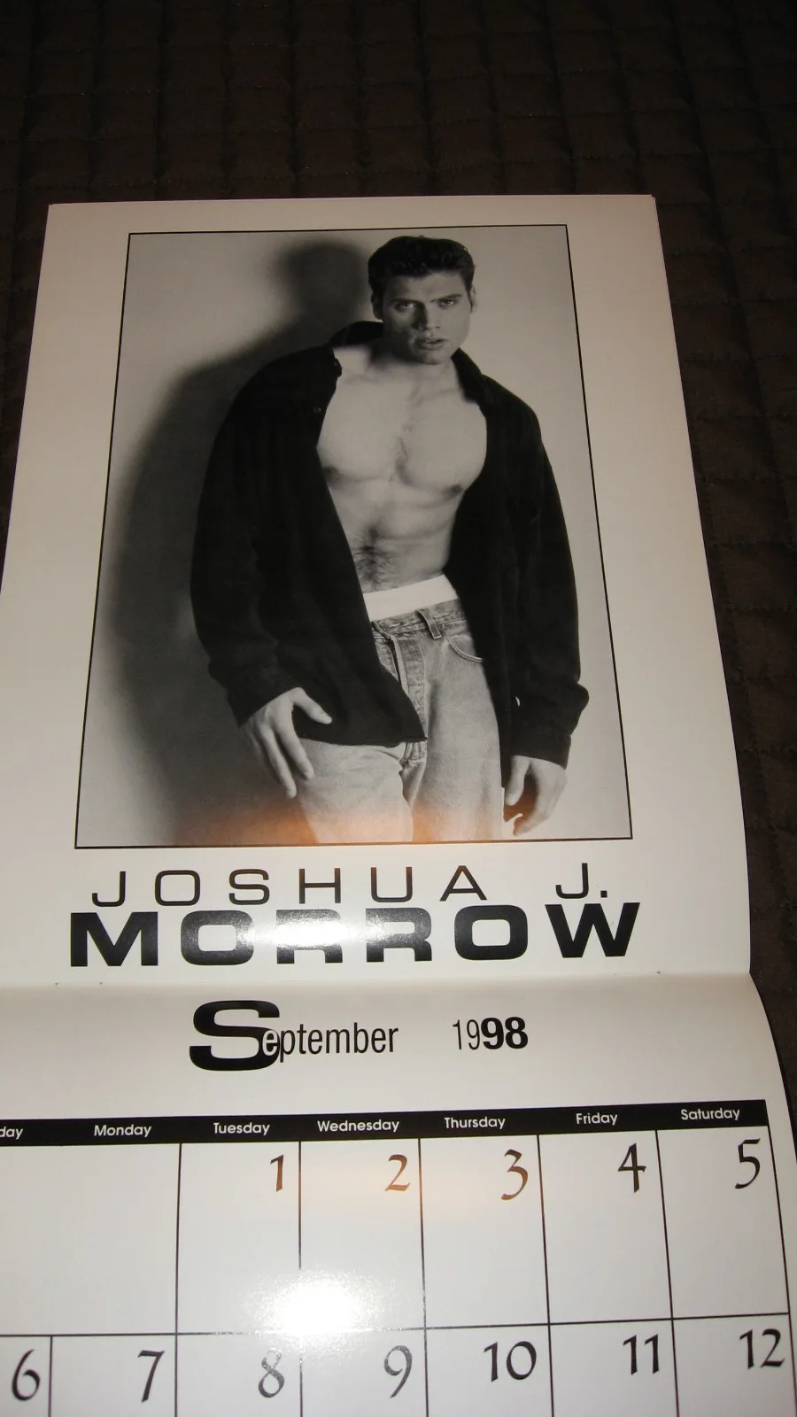 Joshua Morrow — Young & Restless Joshua Morrow Autographed Headshot Candid, Calendar & Clippings, image 4