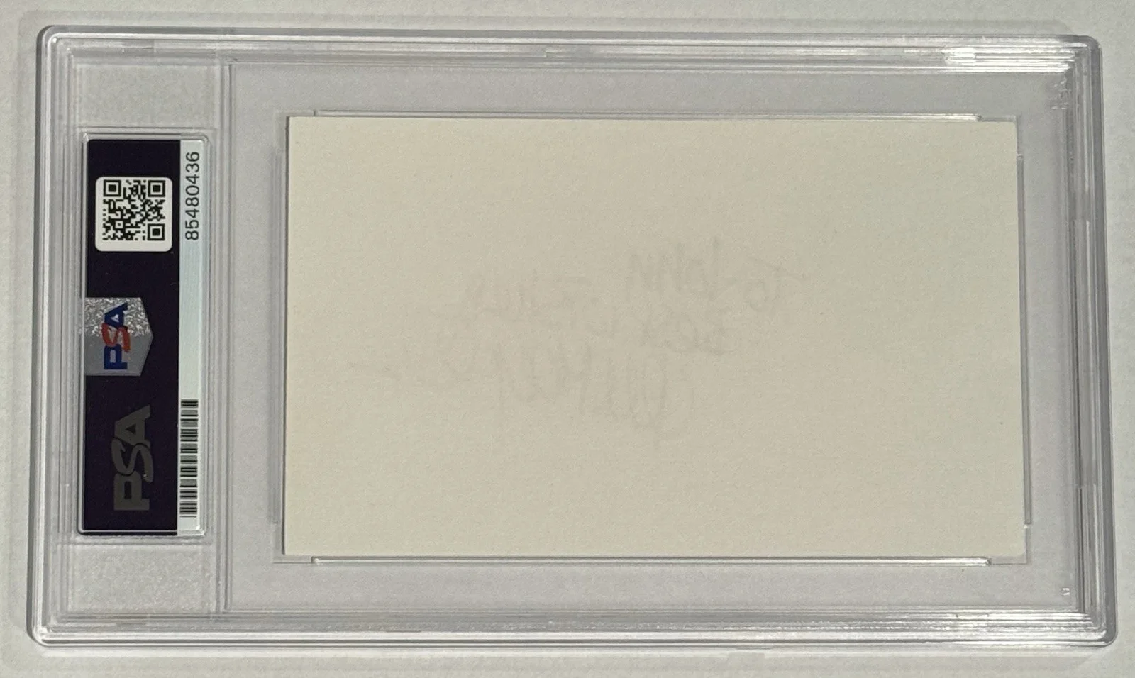 John Mayall Signed Index Card PSA Authentic Autograph Musician Songwriter, image 3
