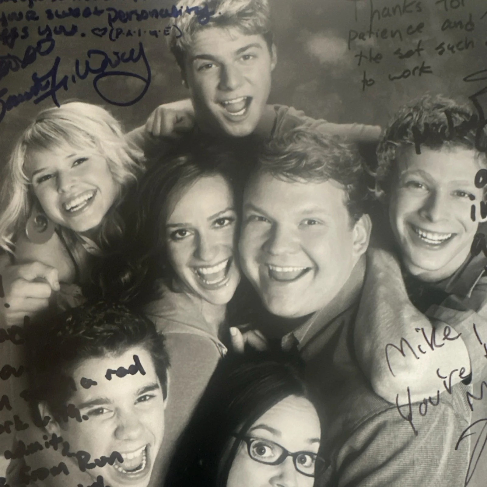 Sarah Wright, Rebecca Creskoff, Ryan Pinkston, April Matson, Andy — The Quintuplets Cast Signed Original Photo Autograph Sarah Wright Ryan Pinkston., изображение 3
