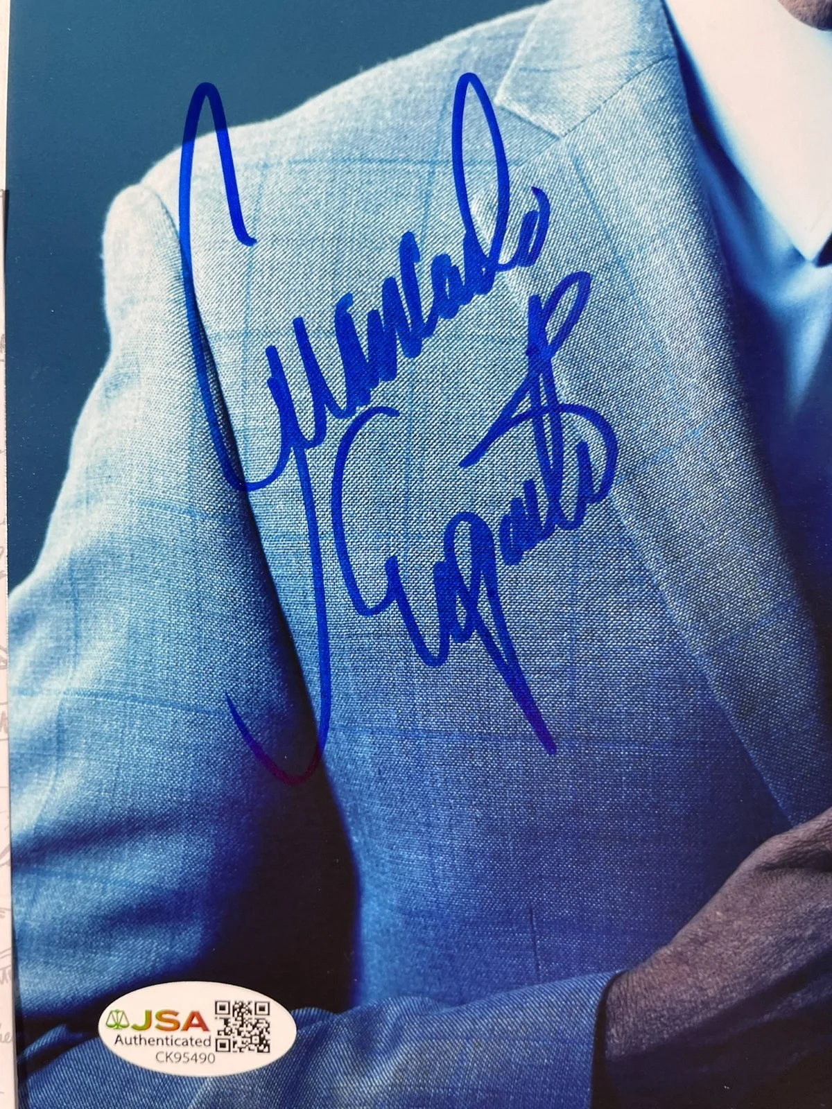 Giancarlo Esposito — Giancarlo Esposito Signed Breaking Bad Gus Fring 8x10 Photo Autograph JSA COA, изображение 2