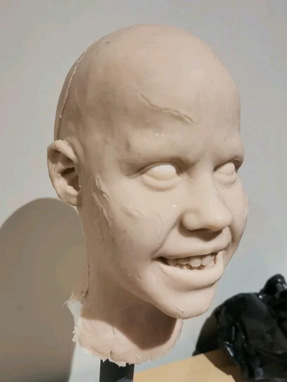 Exorcist Regan Silicone Blank Head Life Size bust Movie Prop, изображение 2