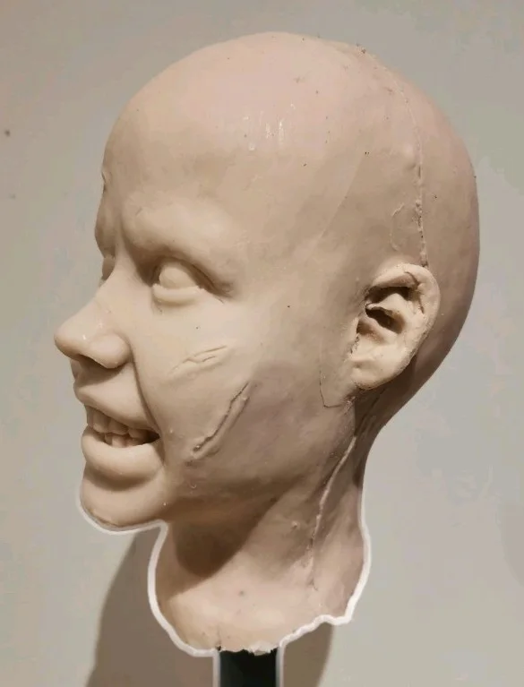 Exorcist Regan Silicone Blank Head Life Size bust Movie Prop, изображение 3