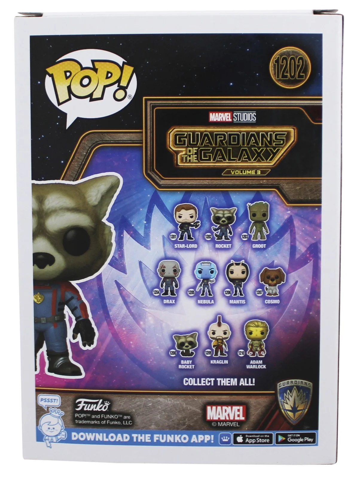 Bradley Cooper — Bradley Cooper Guardians of the Galaxy Signed #1202 Funko Pop Vinyl Figure BAS 2, изображение 4