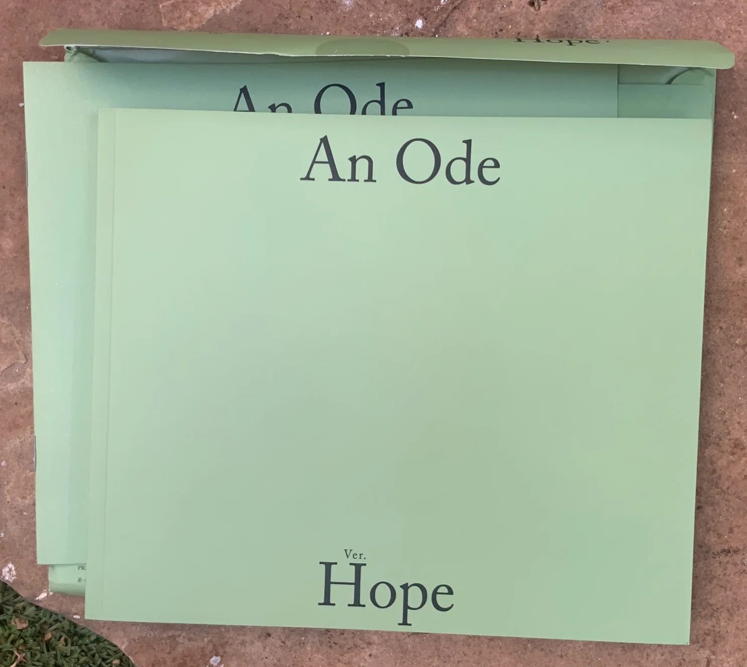 Signed Copy Of The SEVENTEEN 3rd Album “An Ode” HOPE Version, image 3