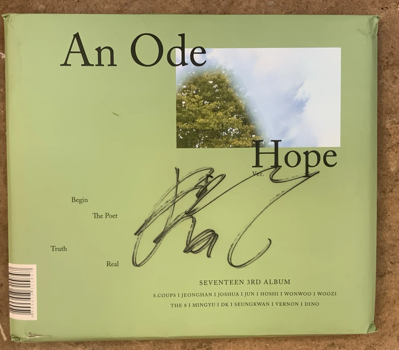 Signed Copy Of The SEVENTEEN 3rd Album “An Ode” HOPE Version, image 5