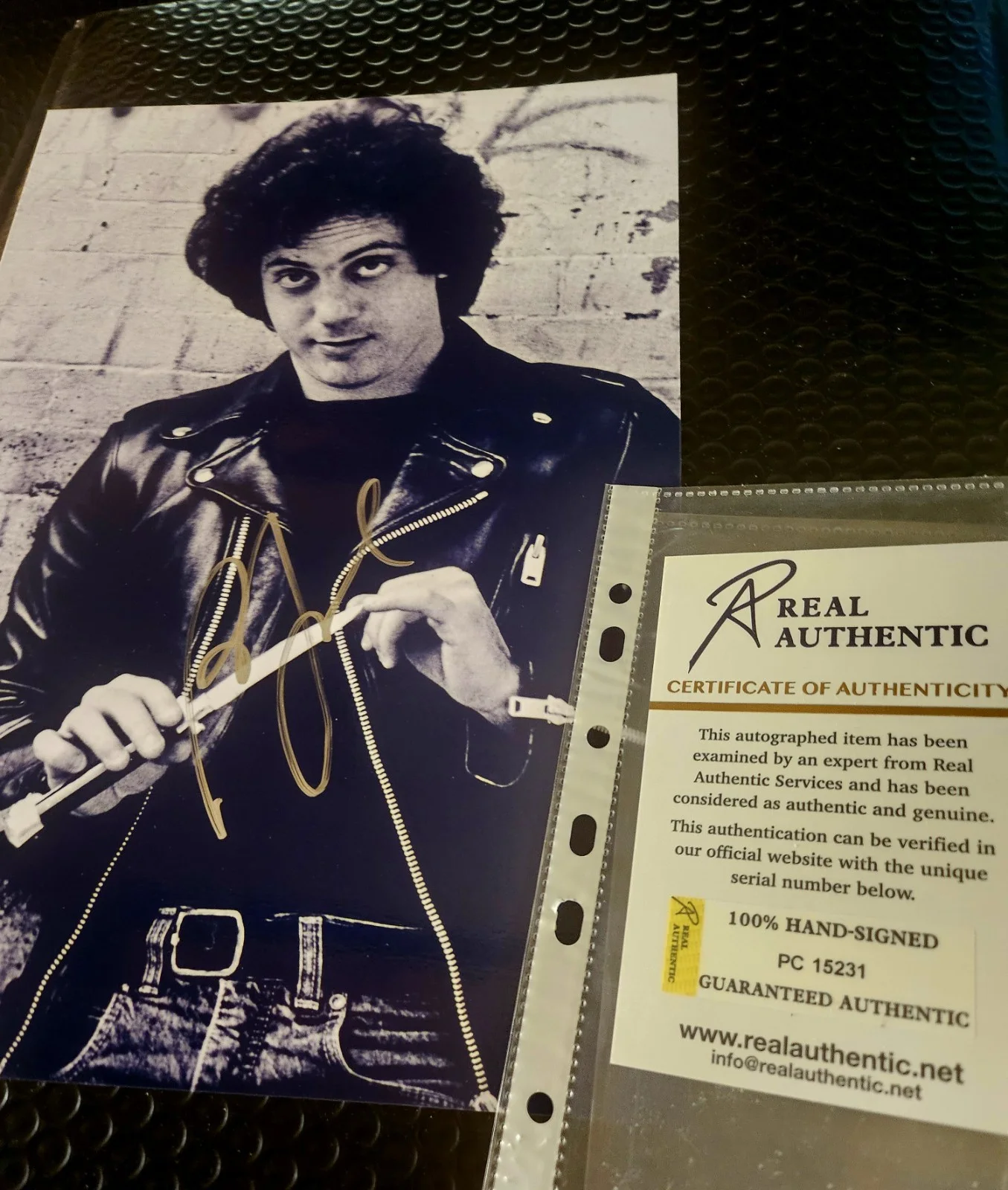 BILLY JOEL ORIGINAL AUTOGRAPH 8X12" PERFECT GLOSSY PHOTO WITH COA 🎶, изображение 2