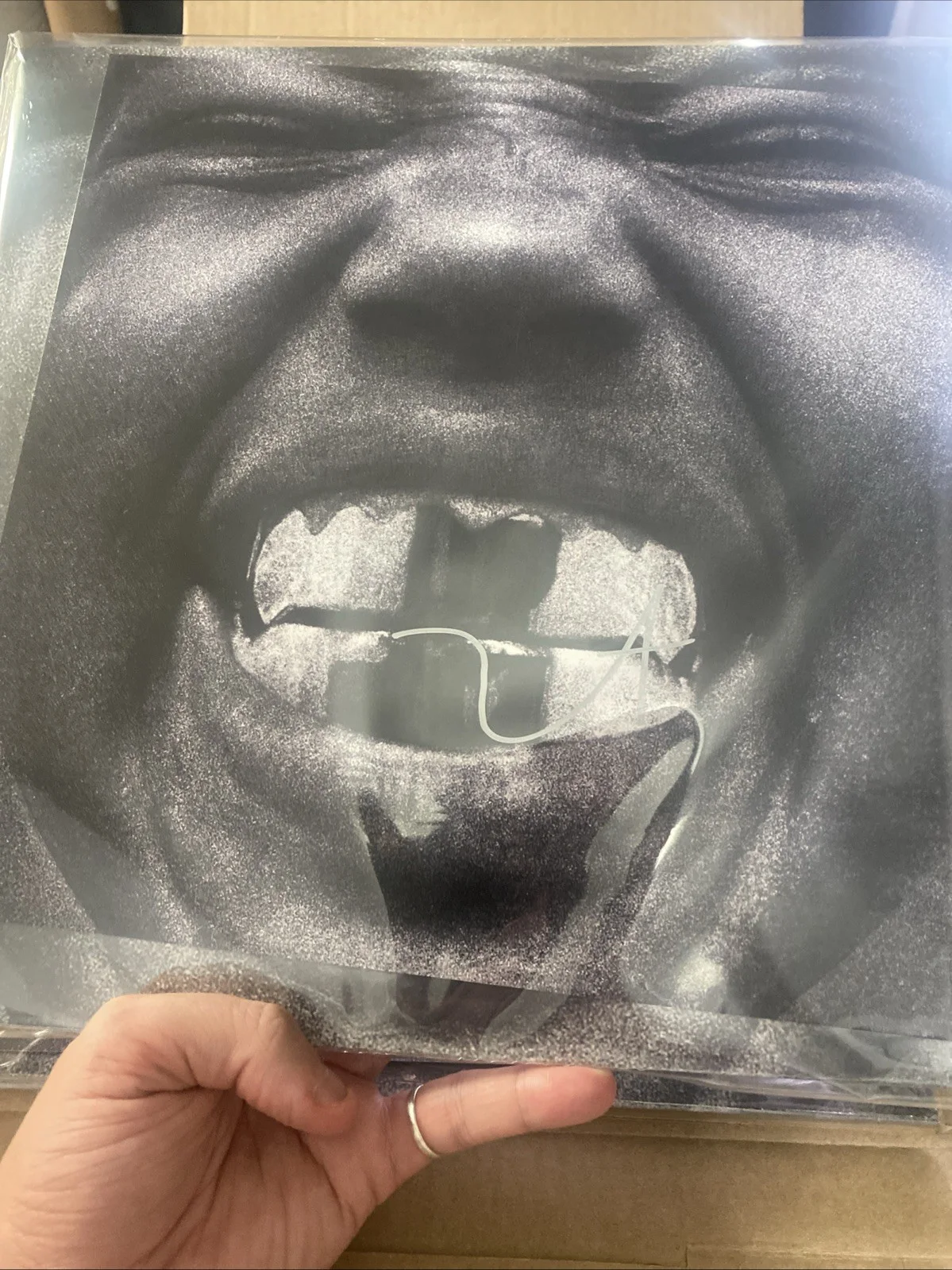 Kanye West “Bully” Signed Vinyl LP Clear Limited Edition Autographed Ye, image 3