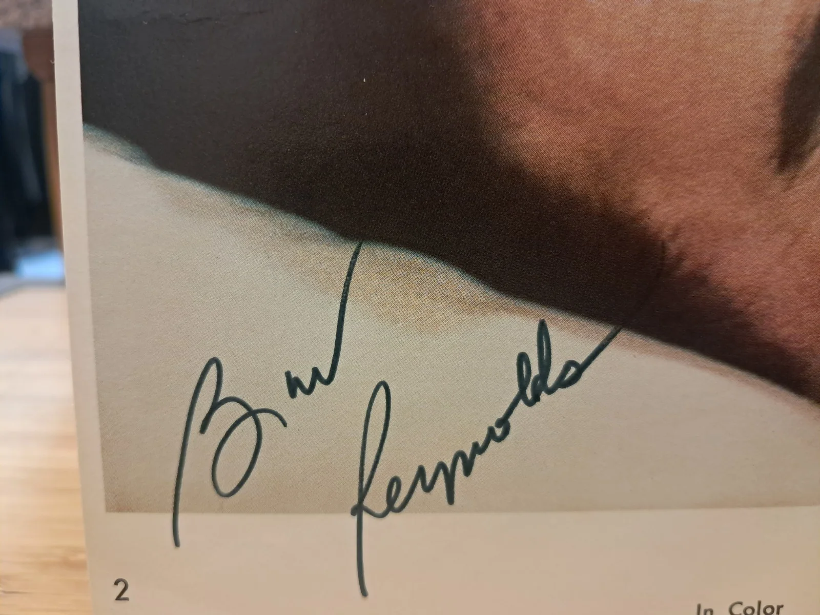 Burt Reynolds — Burt Reynolds autographed photograph Original Signed Starting Over Movie, image 2