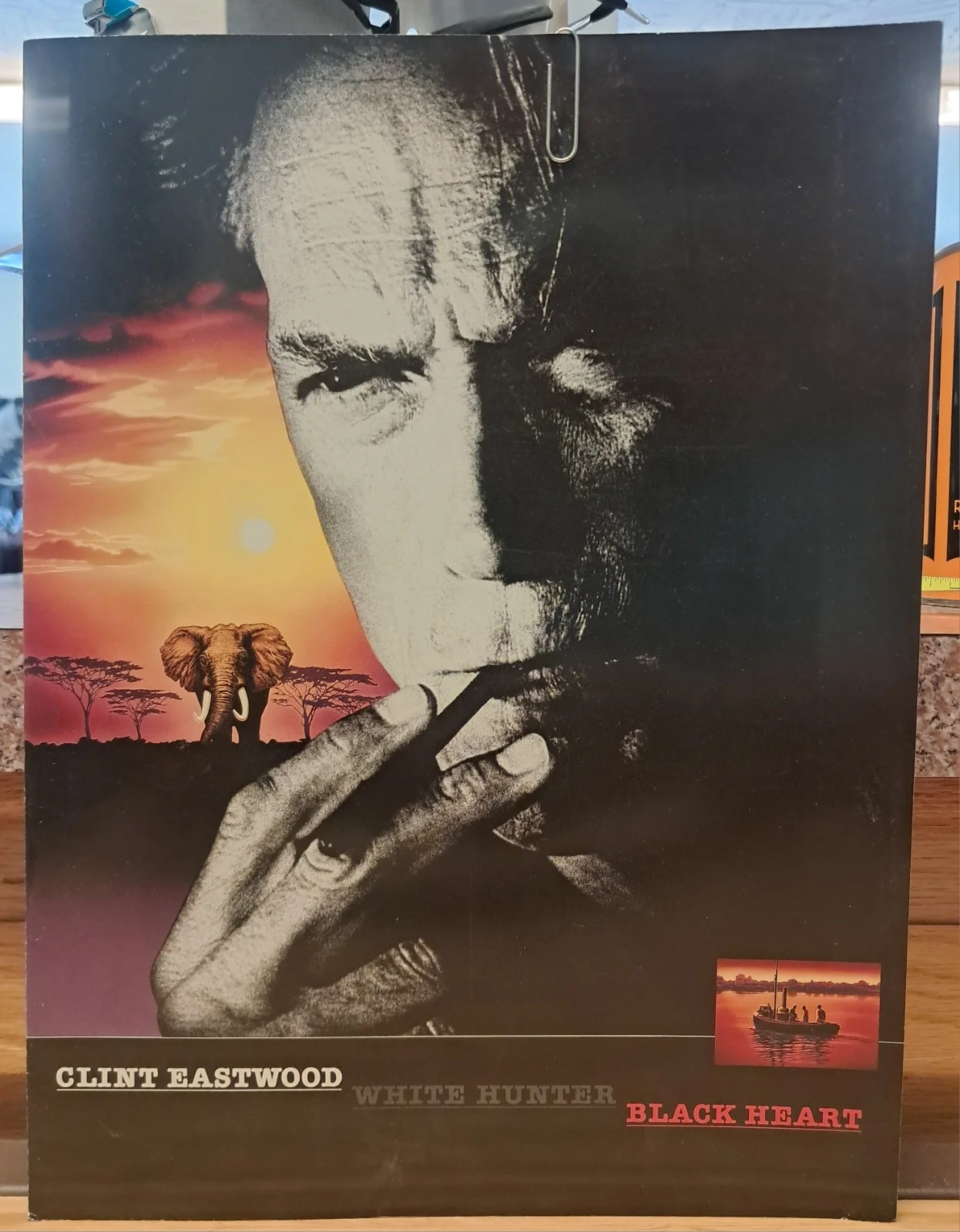 Clint Eastwood — Clint Eastwood autographed photograph Original Signed White Hunter Black Heart, image 4