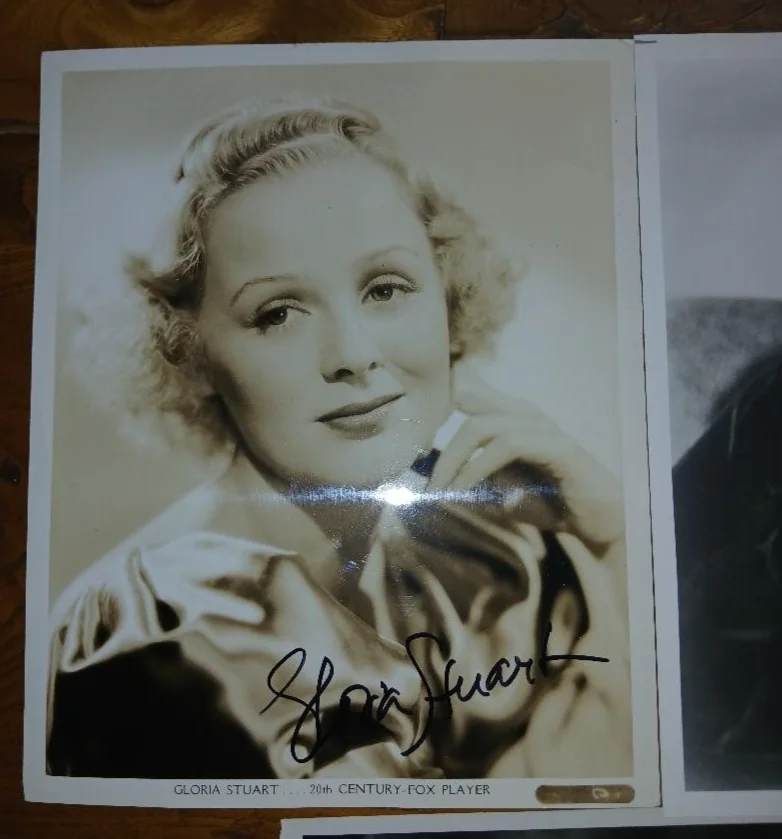 Gloria Stuart — GLORIA STUAR/ALICE FAYE/JANET GAYNOR/ROBERT MONTGOMERY Autographed Photographs, изображение 2