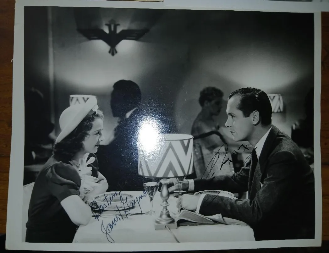 Gloria Stuart — GLORIA STUAR/ALICE FAYE/JANET GAYNOR/ROBERT MONTGOMERY Autographed Photographs, изображение 4