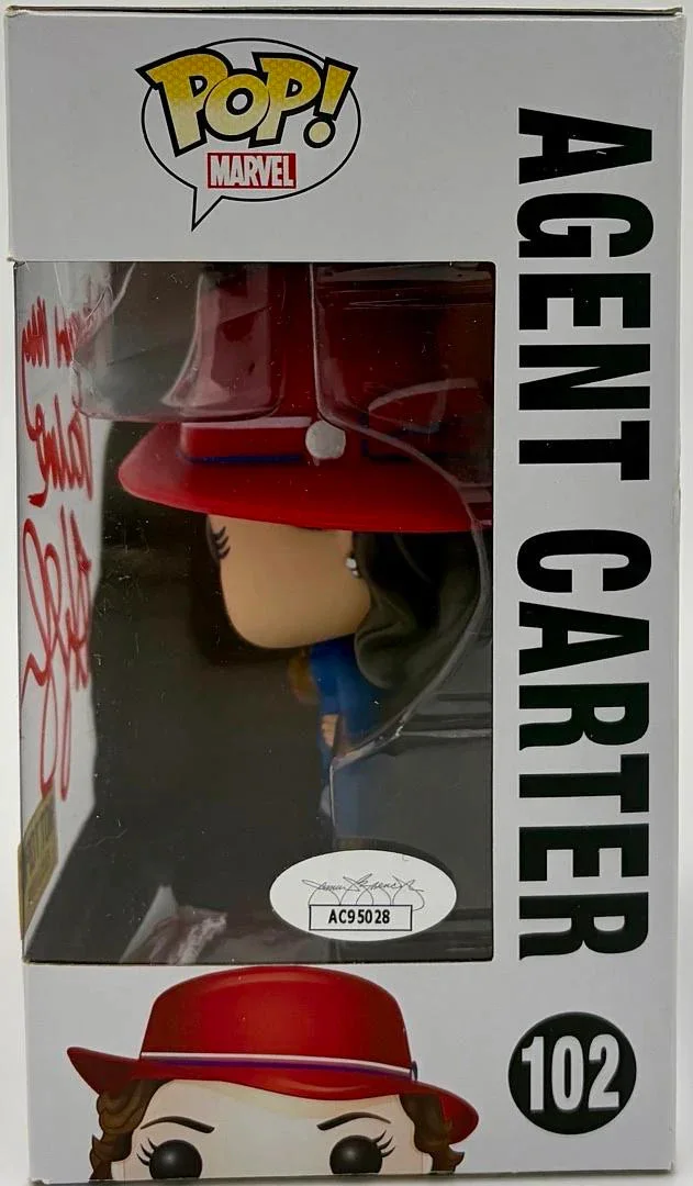 Haley Atwell — Hayley Atwell Signed "Agent Carter" Funko #102 - Beckett COA, изображение 3
