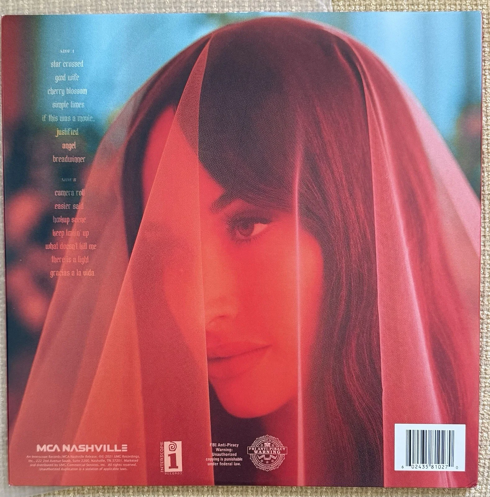 KACEY MUSGRAVES SIGNED AUTOGRAPH STAR CROSSED VINYL ALBUM From Her Website, изображение 5