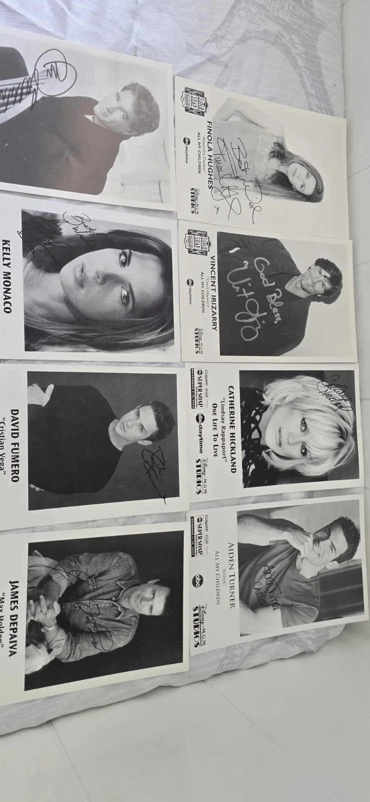 Kiko Ellsworth, Brian Gaskill, Alicia Minshew, Walt Willey, Ty Tt — Original Autographed Soap Opera Photos Port Charles All My Children Cast, image 4