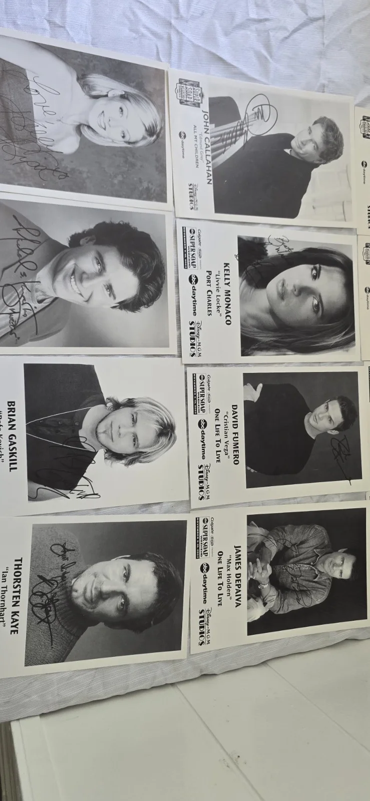 Kiko Ellsworth, Brian Gaskill, Alicia Minshew, Walt Willey, Ty Tt — Original Autographed Soap Opera Photos Port Charles All My Children Cast, image 5