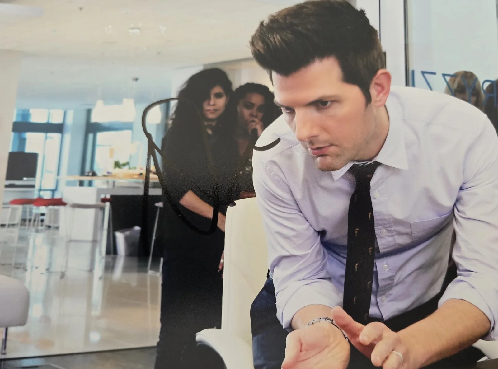 Adam Scott — Adam Scott Signed 8x10 Parks And Rec JSA, image 2