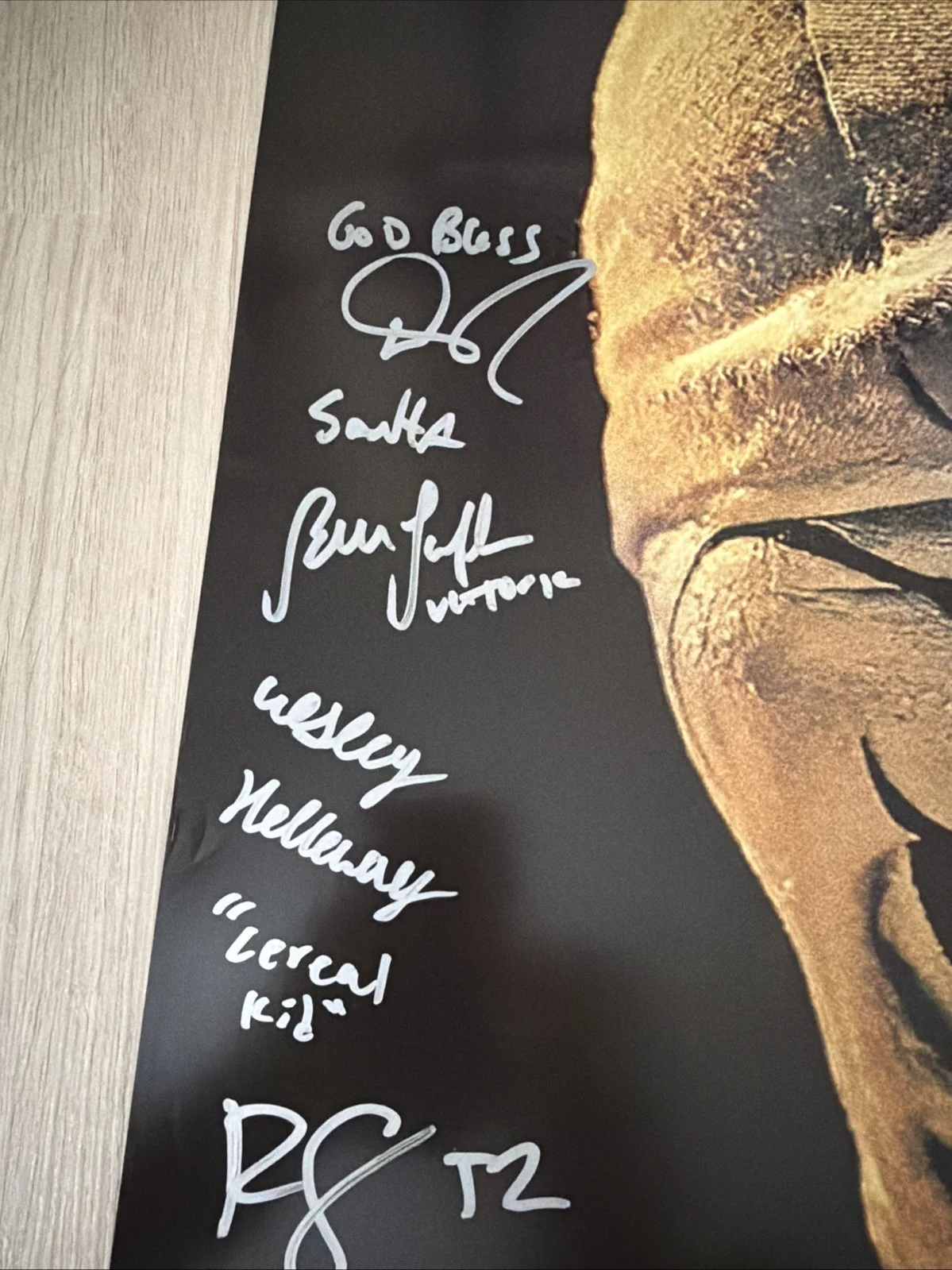 David Howard Thornton — Terrifier 3 24x36 poster Cast signed by 13 JSA David Howard Thornton, image 5