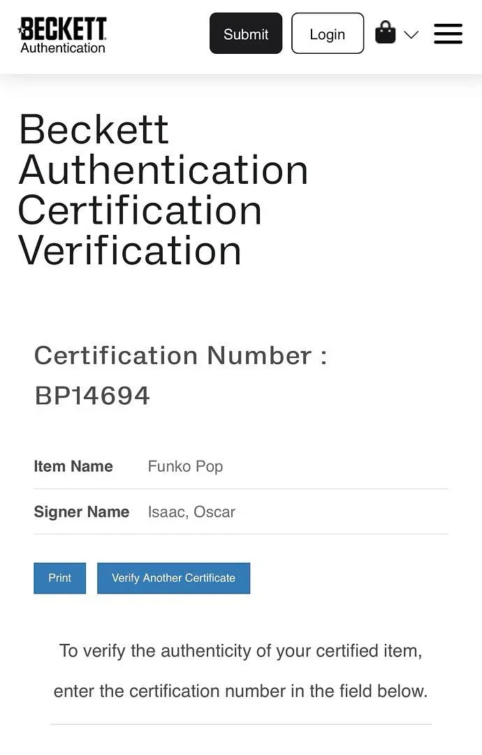 Oscar Isaac — Oscar Isaac signed Funko Pop #1267 "Spider-Man 2099" - Beckett COA, image 5