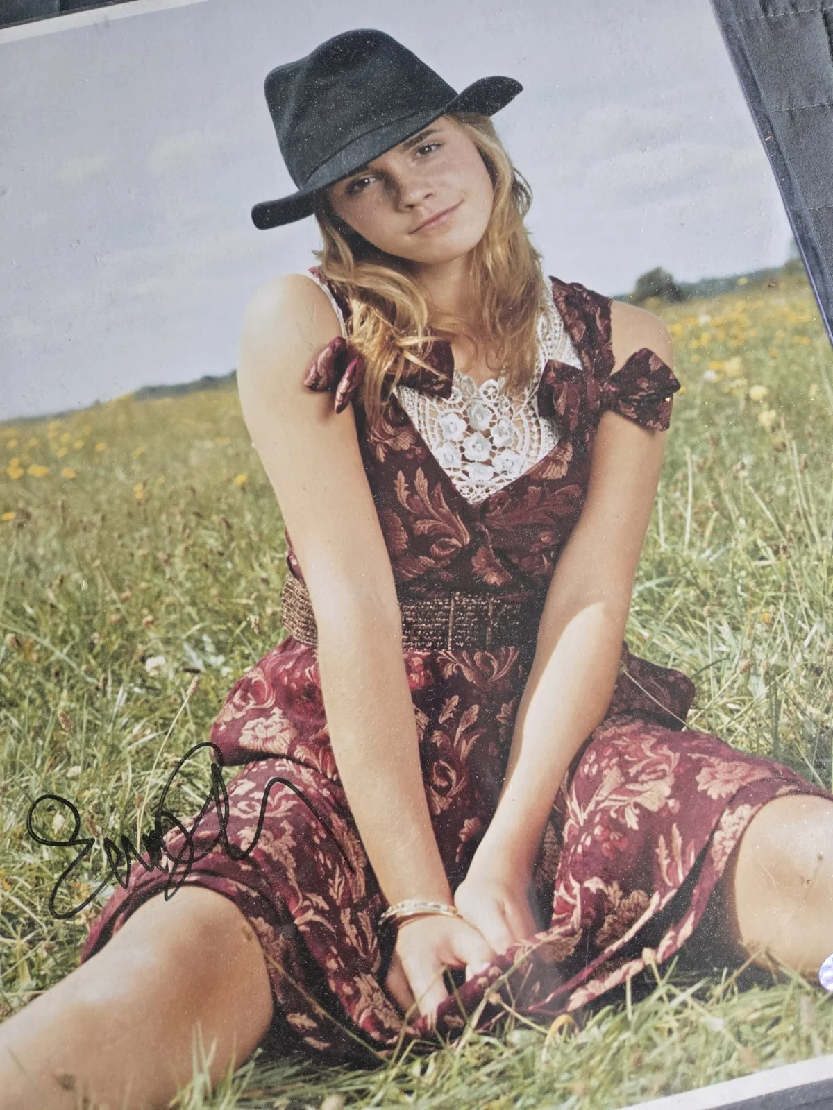 Emma Watson — Emma Watson Signed Harry Potter 11x14 Photo PSA Amazing Full Autograph, image 5