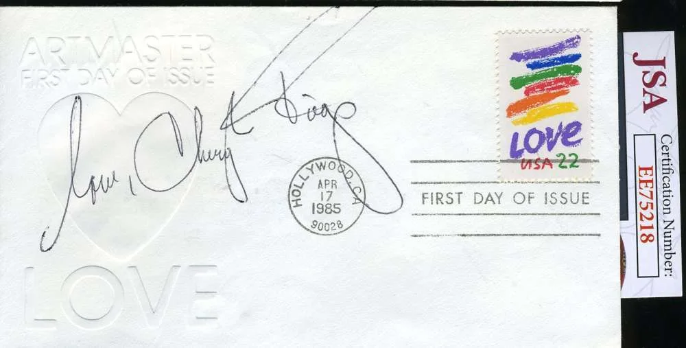 CHERYL TIEGS — Cheryl Tiegs Jsa Coa Hand Signed First Day Cover Fdc Authentic Autograph